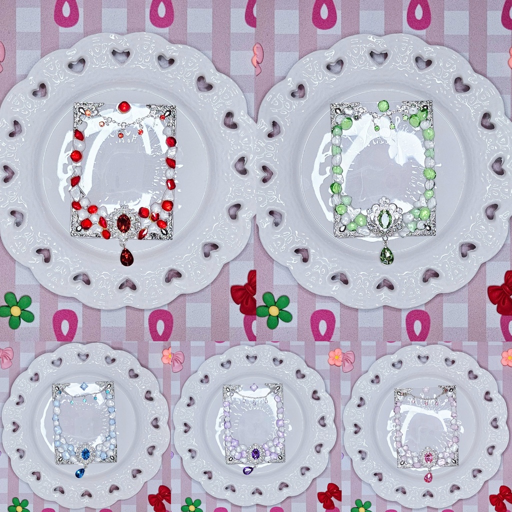 【B8サイズ】ジュエルブーケ🎀トレカデコケース
