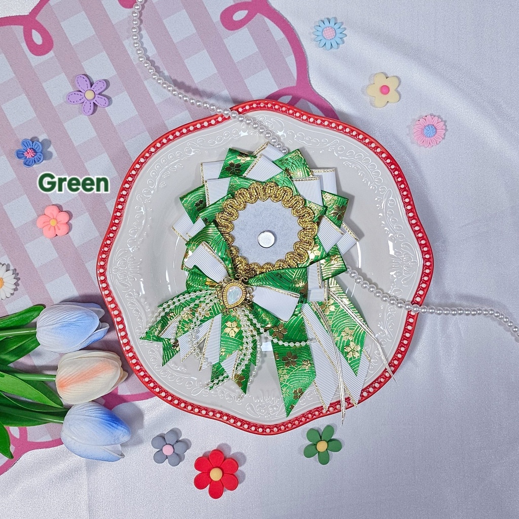 【ロゼット】ビジュー・ドゥー💎57~58mmサイズ対応