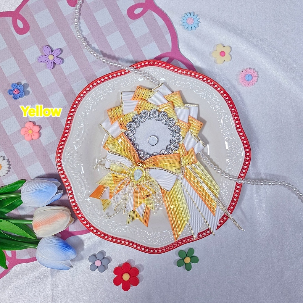 【ロゼット】ビジュー・ドゥー💎57~58mmサイズ対応