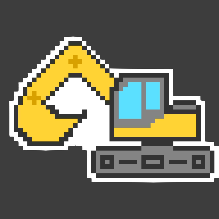 ドットユンボくん アクリルキーホルダー