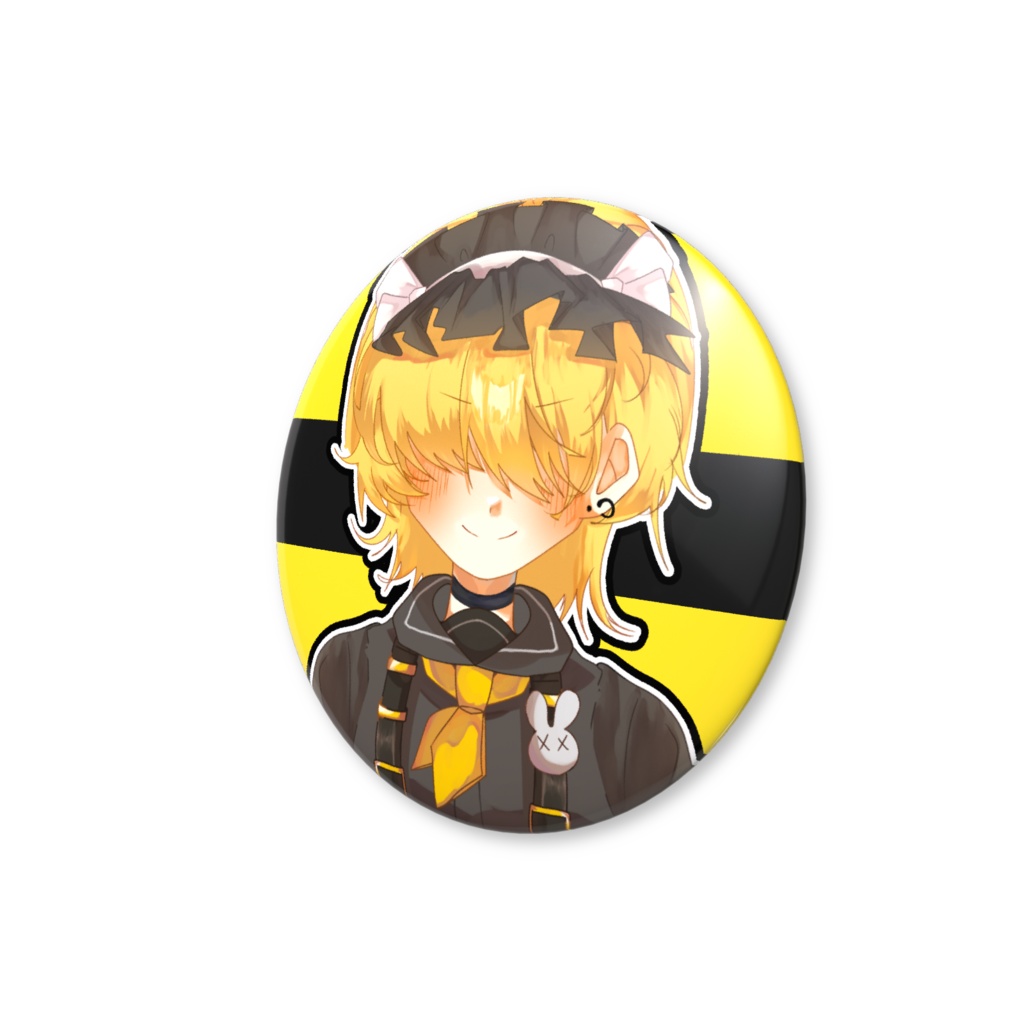 【常設グッズ】兎墨セラの缶バッチ