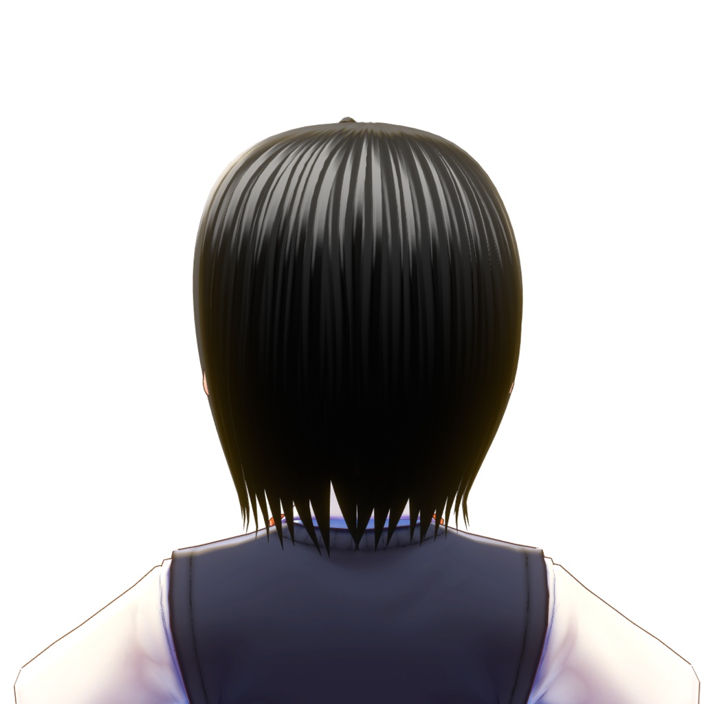 【VRoidヘアプリセット】ショートボブ(ストレート)