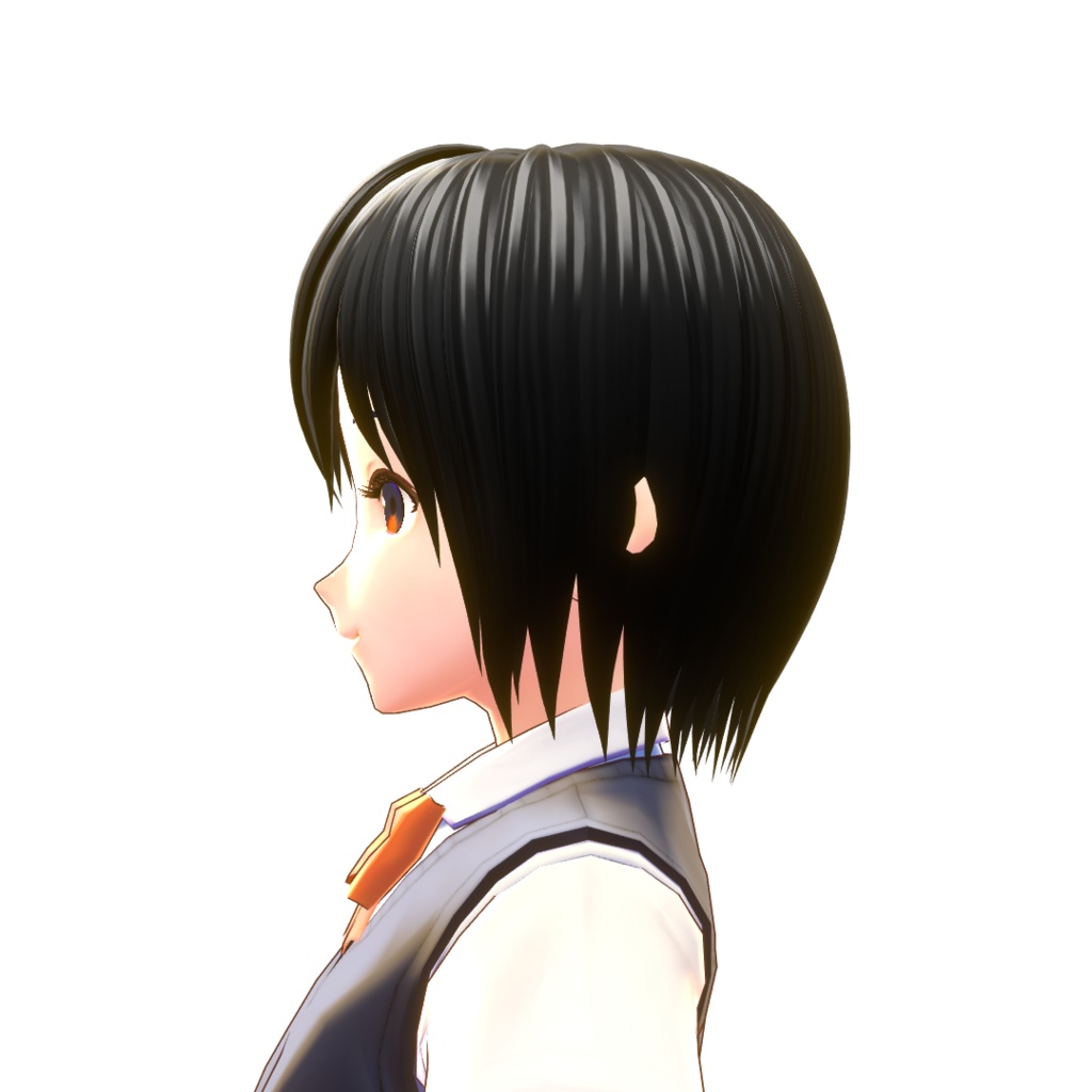 【VRoidヘアプリセット】ショートボブ(ストレート)