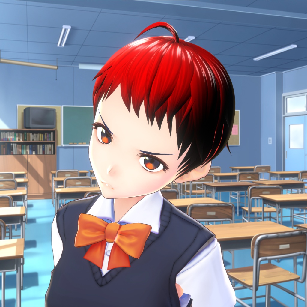 【VRoidヘアプリセット】ベリーショートレイヤー