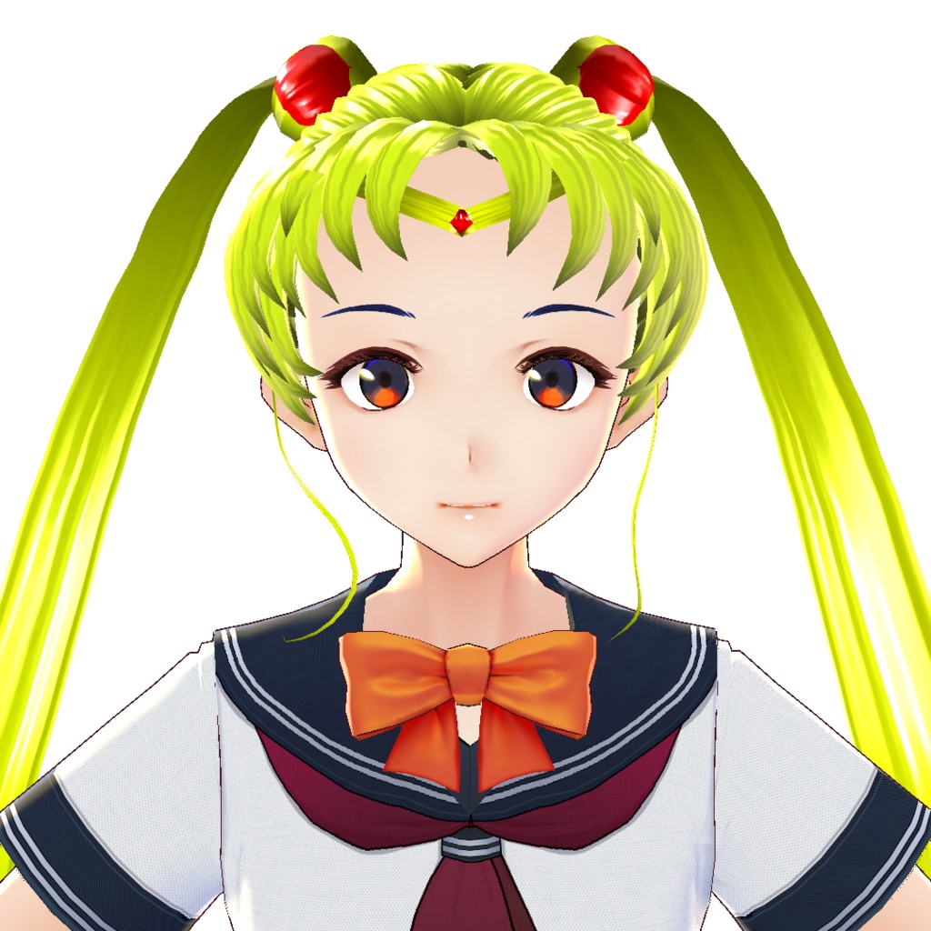 【VRoidヘアプリセット】アニメ-水兵月