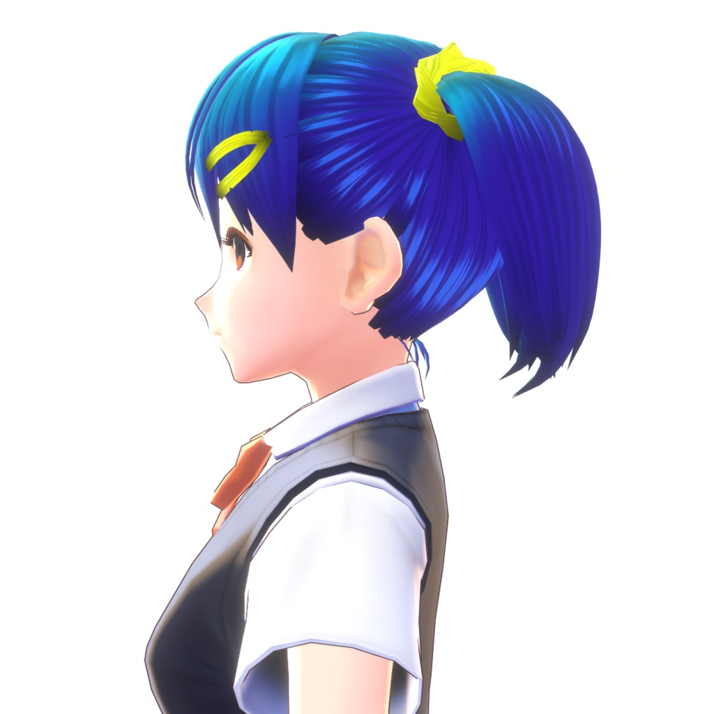 【VRoidヘアプリセット】ツインテール