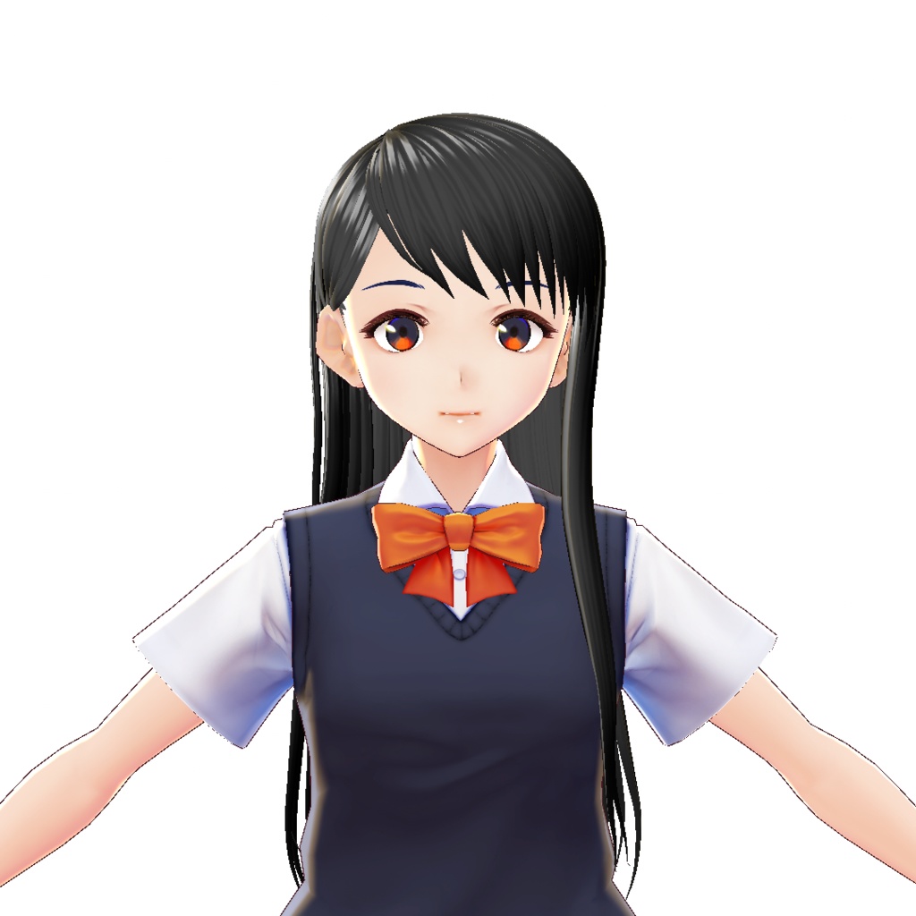 【VRoidヘアプリセット】ロングヘアー