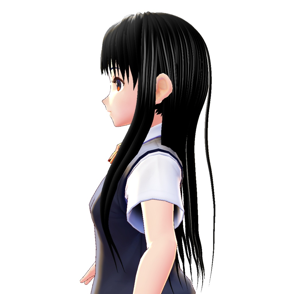 【VRoidヘアプリセット】ロングヘアー