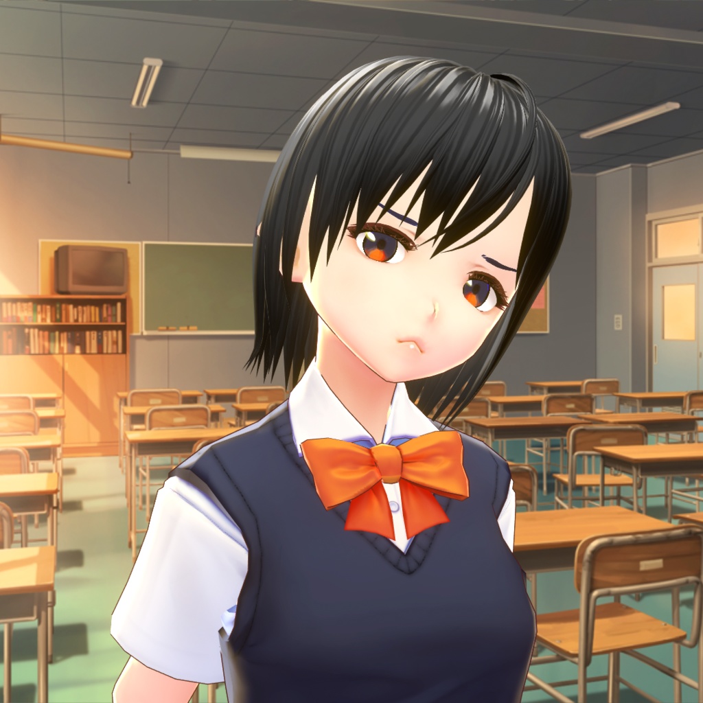 【VRoidヘアプリセット】プリセット4種類詰め合せ