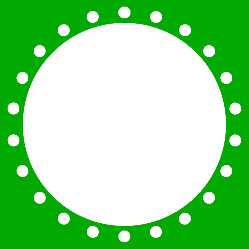 【フリー素材】アイコンリング・超シンプル円点線(Vtuber、ライバー、配信者様向け)