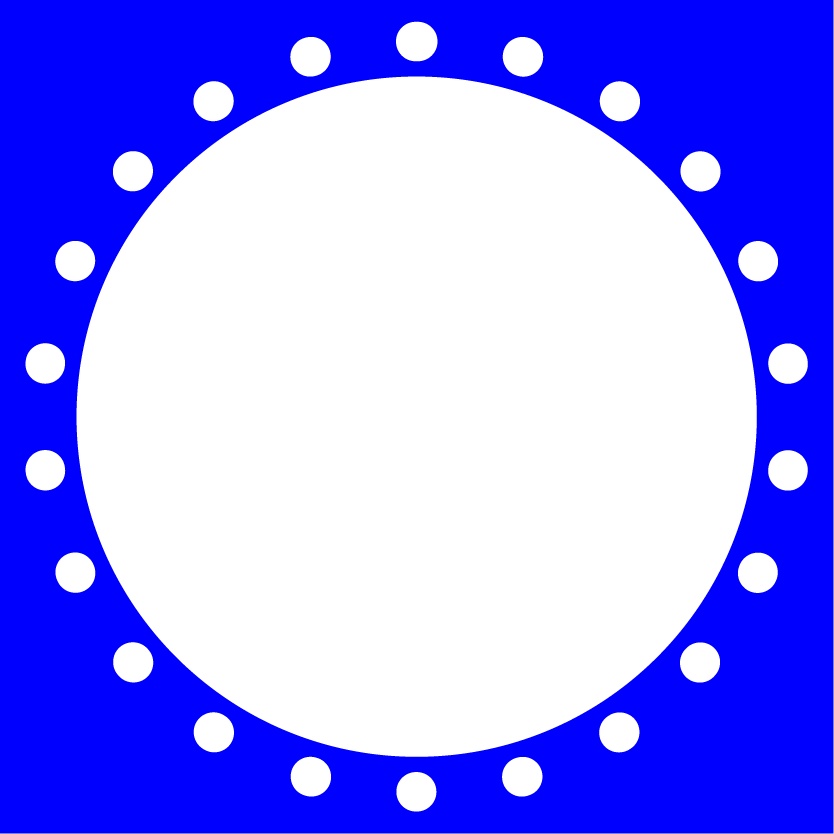 【フリー素材】アイコンリング・超シンプル円点線(Vtuber、ライバー、配信者様向け)