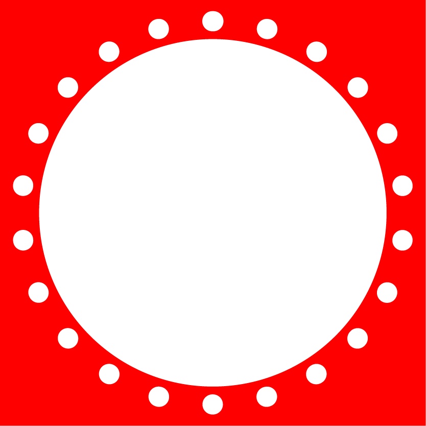 【フリー素材】アイコンリング・超シンプル円点線(Vtuber、ライバー、配信者様向け)