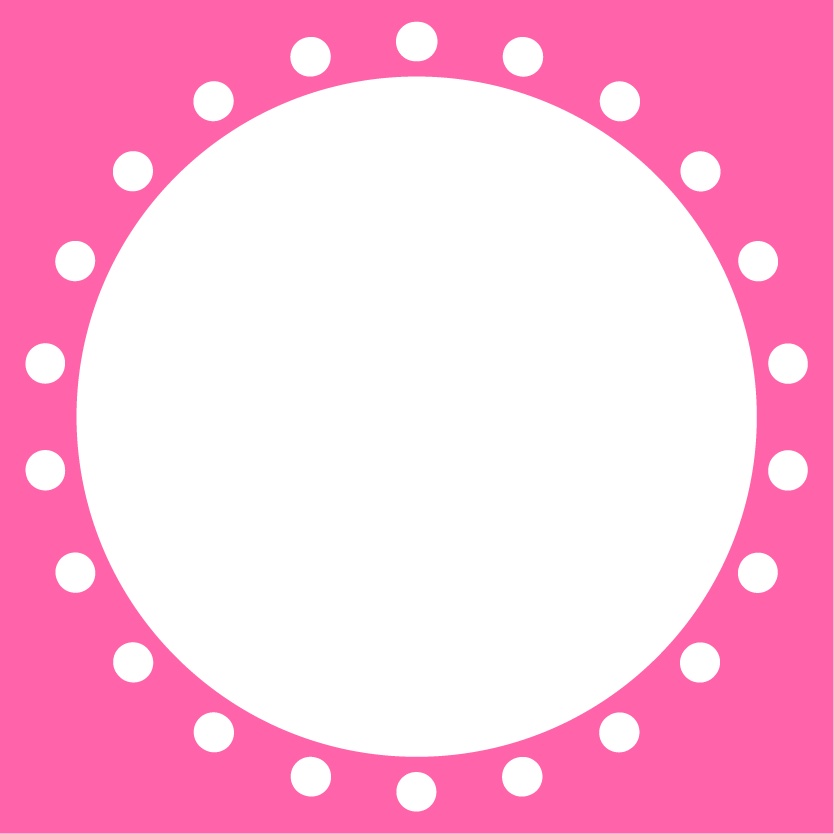 【フリー素材】アイコンリング・超シンプル円点線(Vtuber、ライバー、配信者様向け)