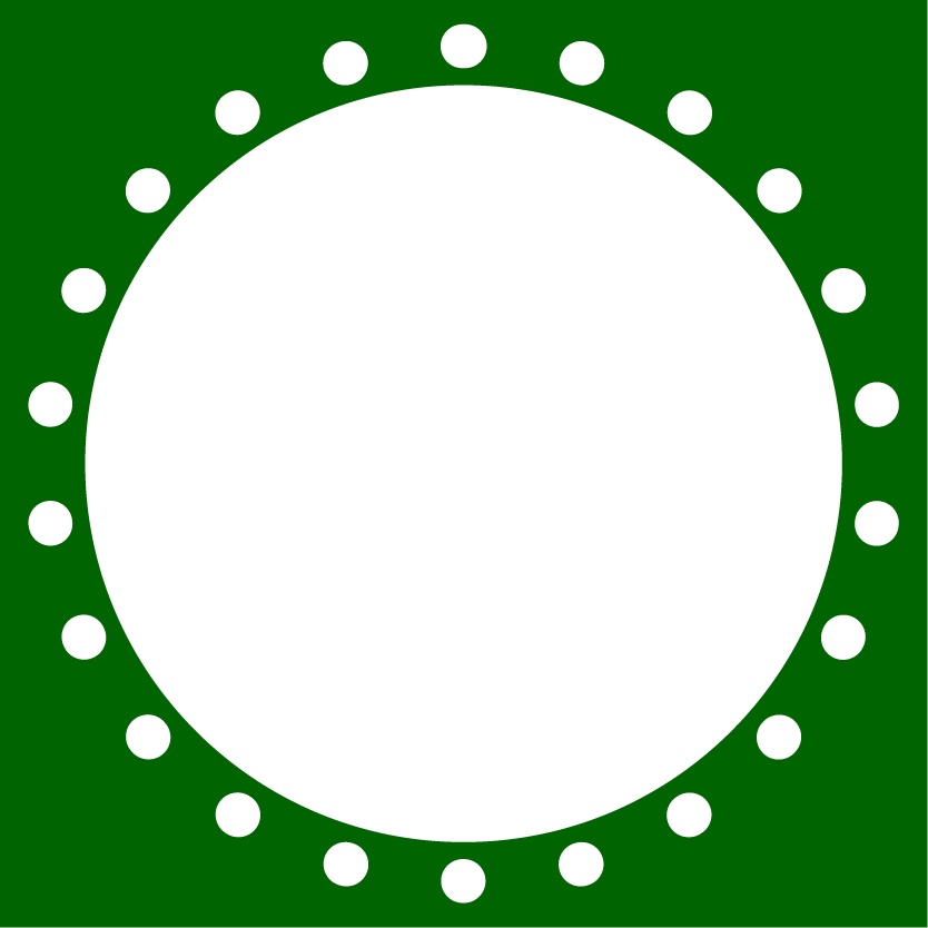 【フリー素材】アイコンリング・超シンプル円点線(Vtuber、ライバー、配信者様向け)