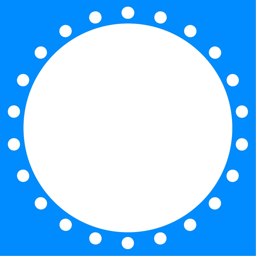 【フリー素材】アイコンリング・超シンプル円点線(Vtuber、ライバー、配信者様向け)