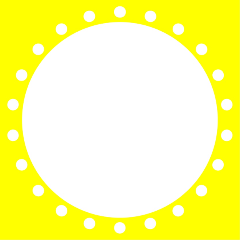 【フリー素材】アイコンリング・超シンプル円点線(Vtuber、ライバー、配信者様向け)