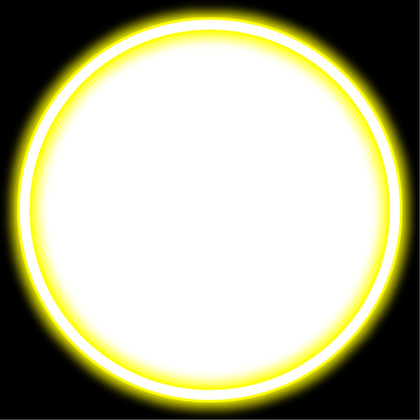 【フリー素材】アイコンリング・超シンプルネオン管風(Vtuber、ライバー、配信者様向け)