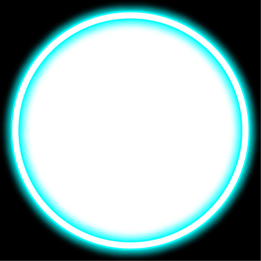 【フリー素材】アイコンリング・超シンプルネオン管風(Vtuber、ライバー、配信者様向け)