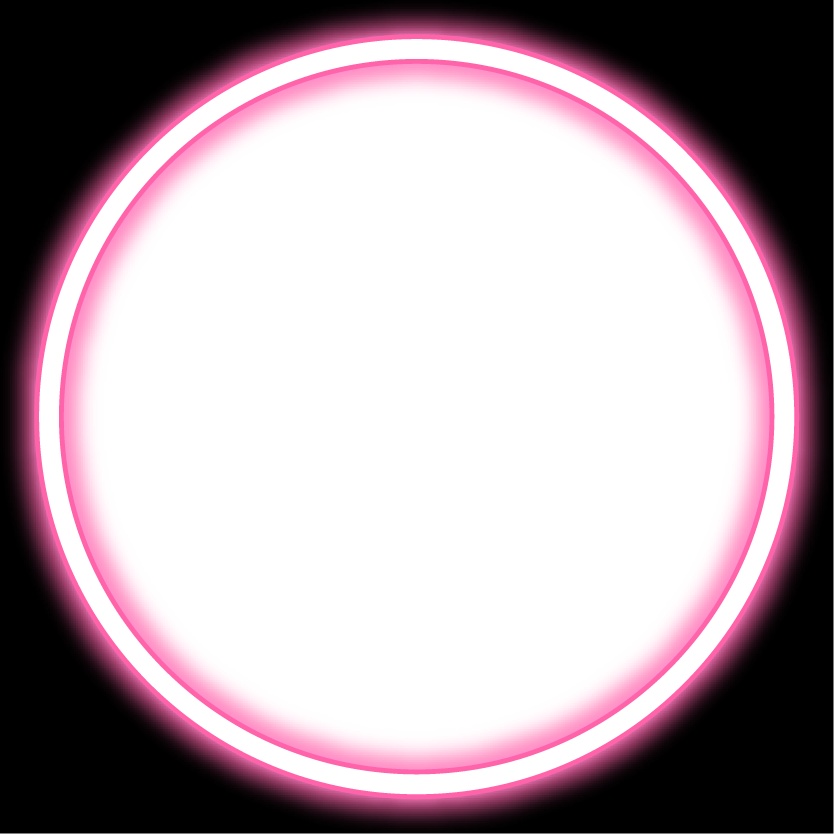 【フリー素材】アイコンリング・超シンプルネオン管風(Vtuber、ライバー、配信者様向け)