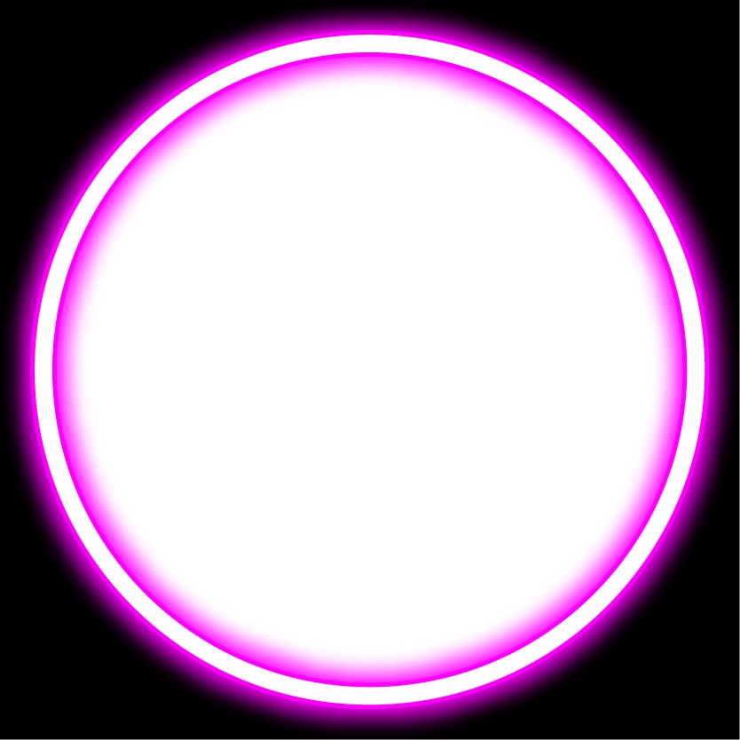 【フリー素材】アイコンリング・超シンプルネオン管風(Vtuber、ライバー、配信者様向け)