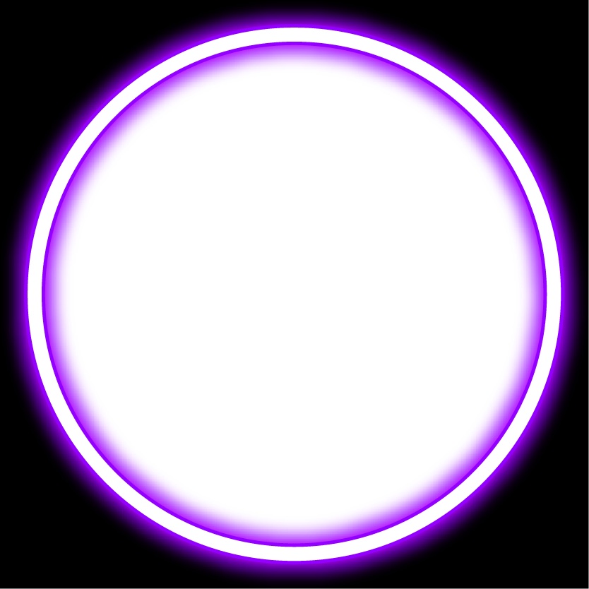 【フリー素材】アイコンリング・超シンプルネオン管風(Vtuber、ライバー、配信者様向け)