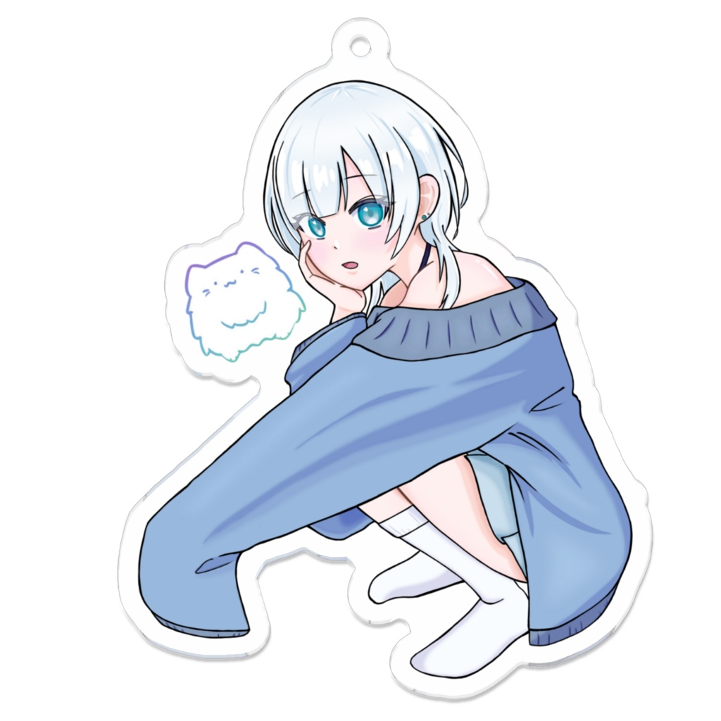 しおいれい(初期立ち絵2)アクキー