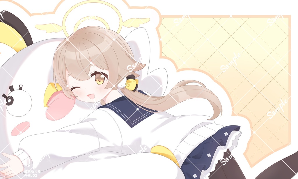 阿慈谷ヒフミ[プレイマット]＋ステッカー（購入特典）