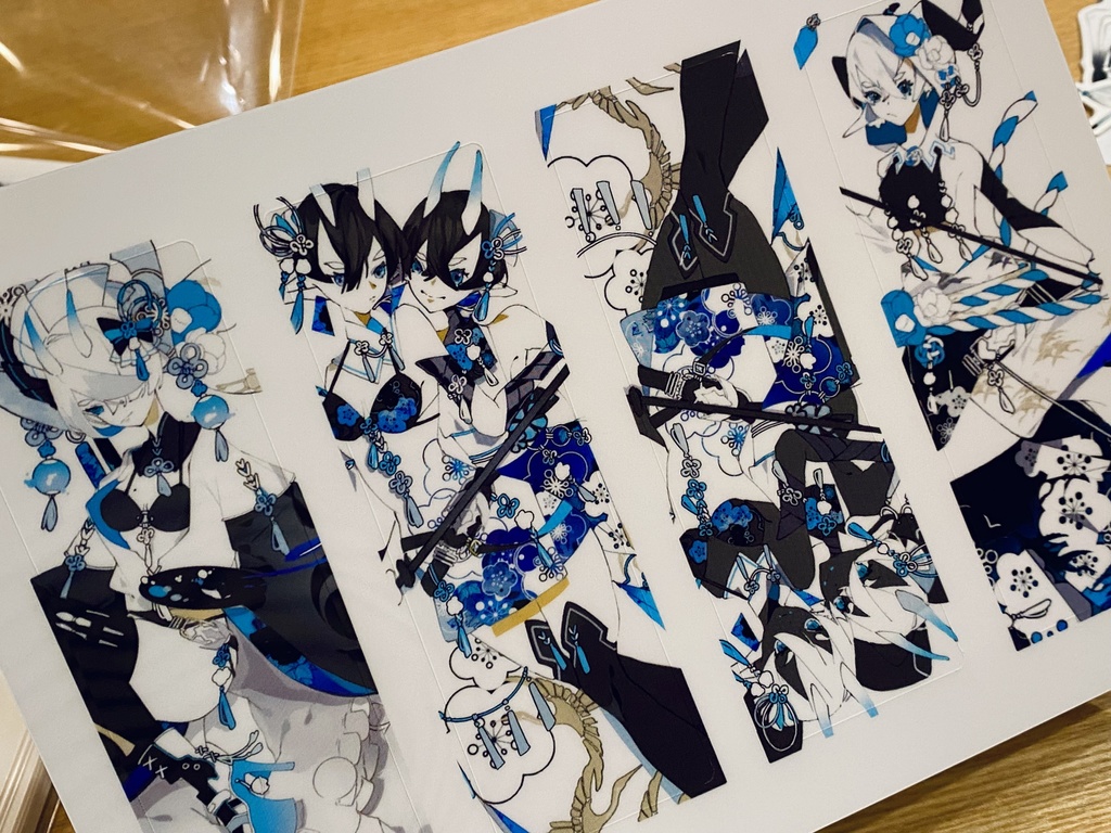 クリア栞【4セット】