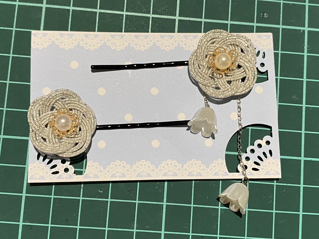 水引【イヤリング・髪留め】