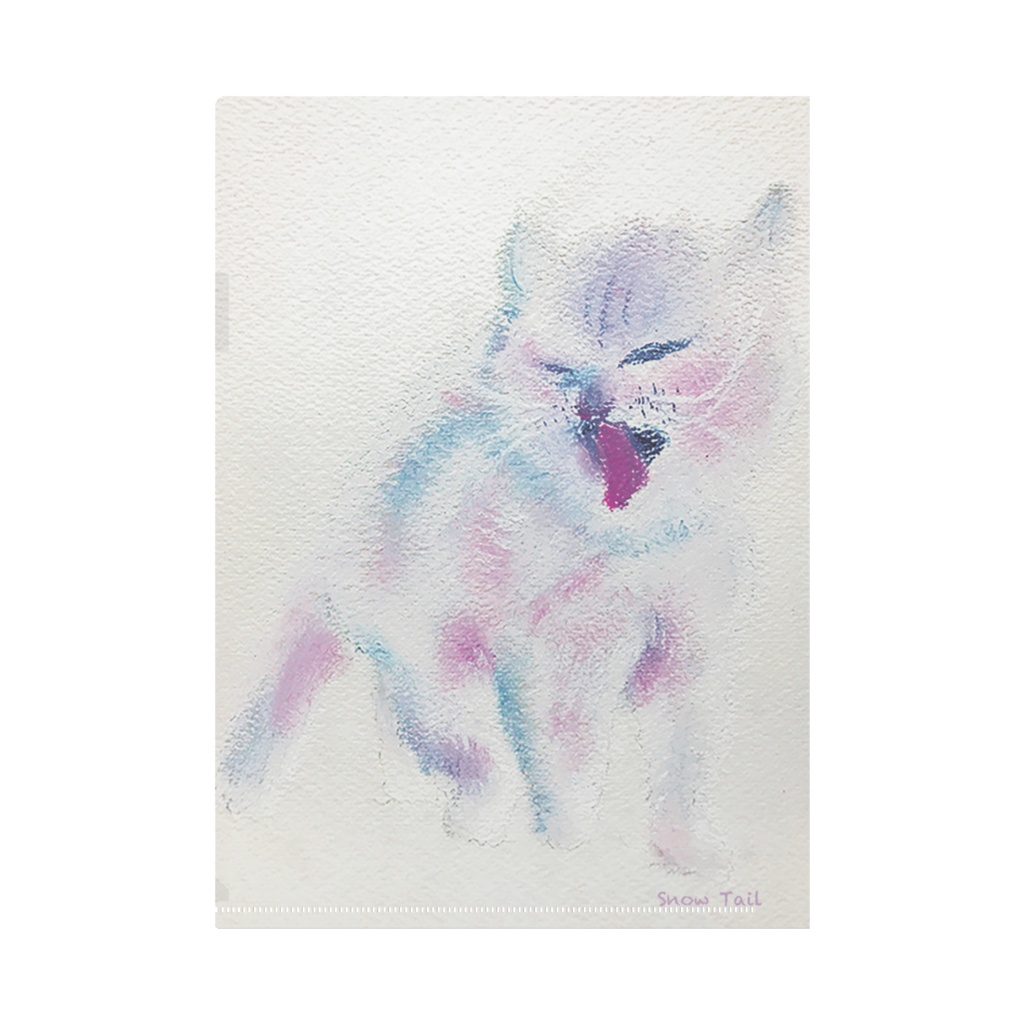 にゃんこ両面クリアファイル