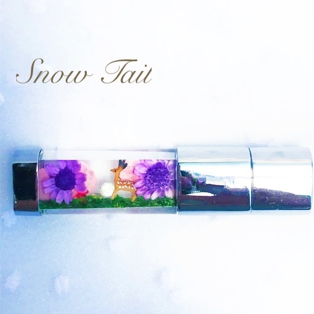 ハンドメイド:森の鹿さんUSBメモリ