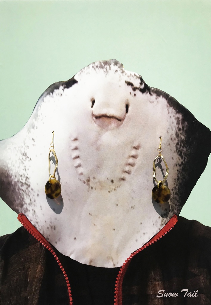 ピアス試着例B Tシャツ