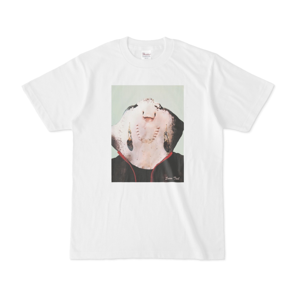 ピアス試着例B Tシャツ