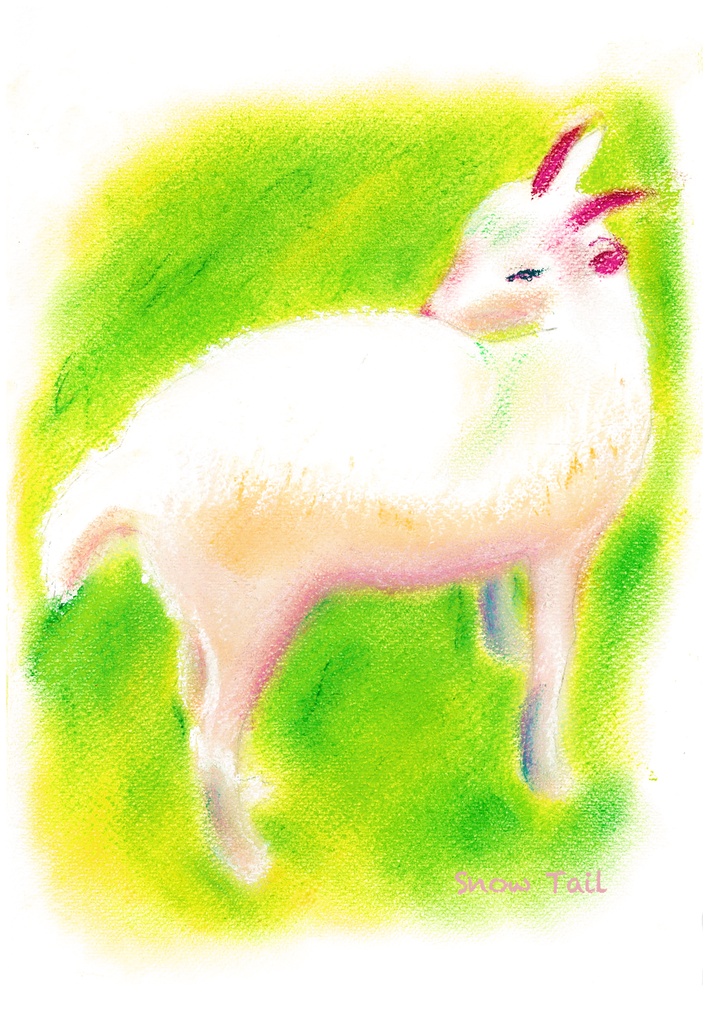 白ヤギさん見返りTシャツ