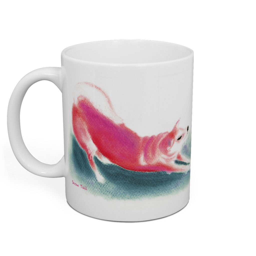 のんびりわんにゃんマグカップ