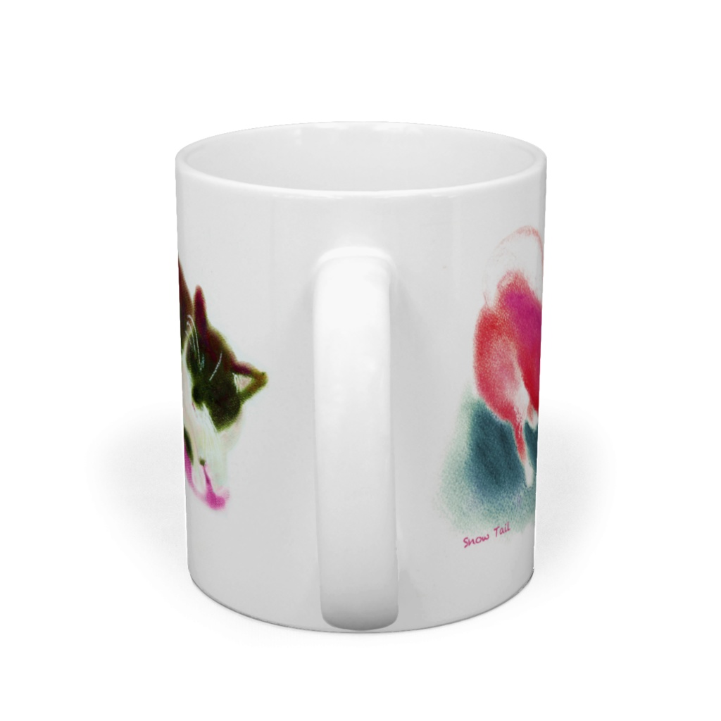 のんびりわんにゃんマグカップ