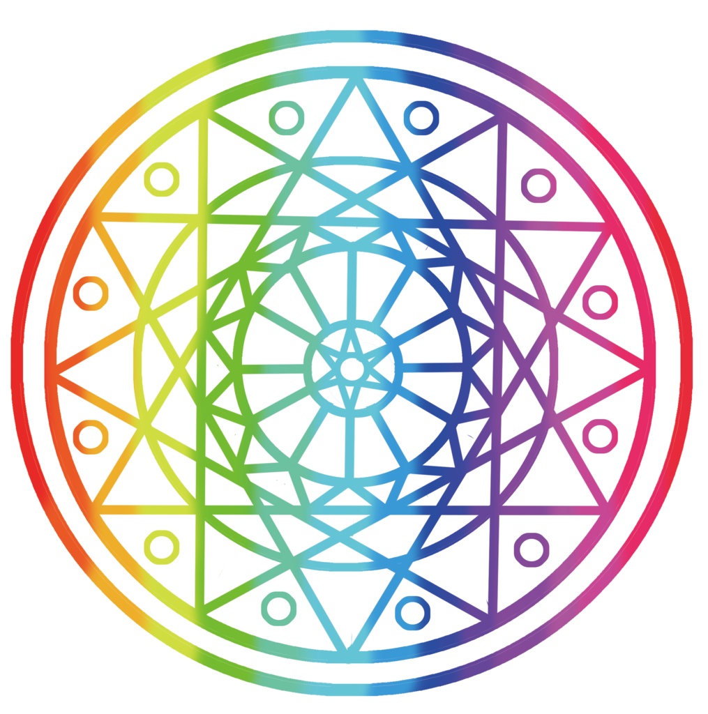 【オリジナル】魔方陣パーカー白