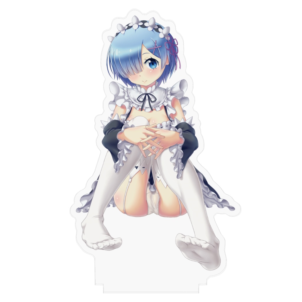 座りレム アクリルフィギュア