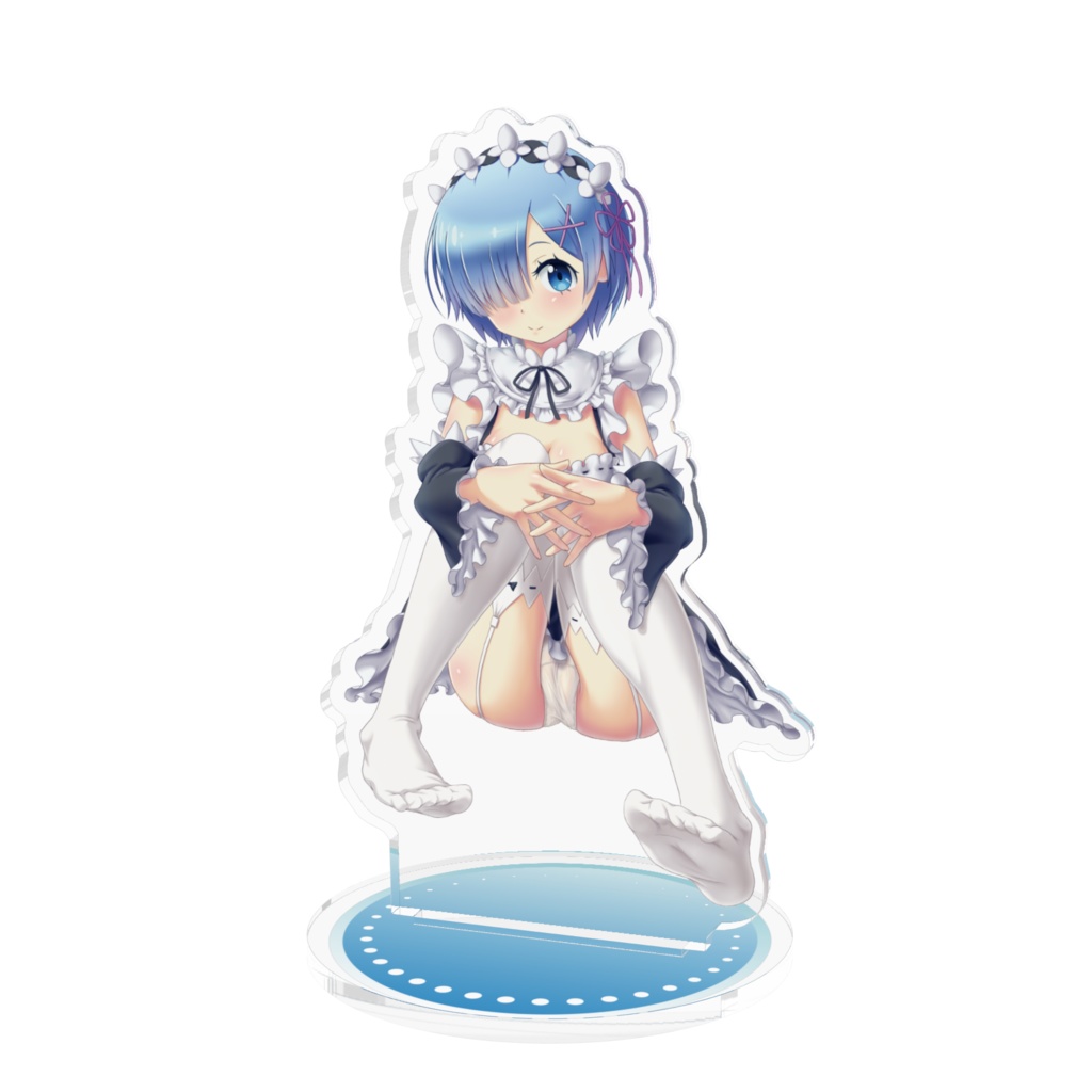 座りレム アクリルフィギュア