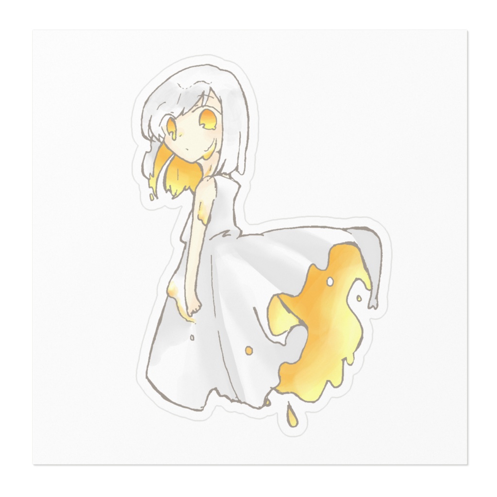 【創作】たまごちゃんステッカー