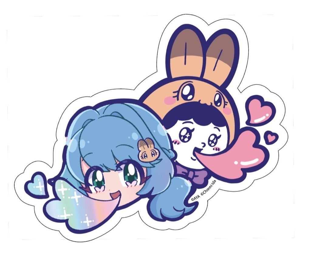 はぴぽよ×いだちえみコラボステッカー