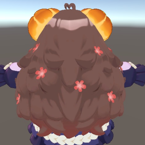 【コロネちゃん専用】無料/Free♡チョコレートカラー♡ hair&make+eye texture set【髪,メイク,アイテクスチャセット】