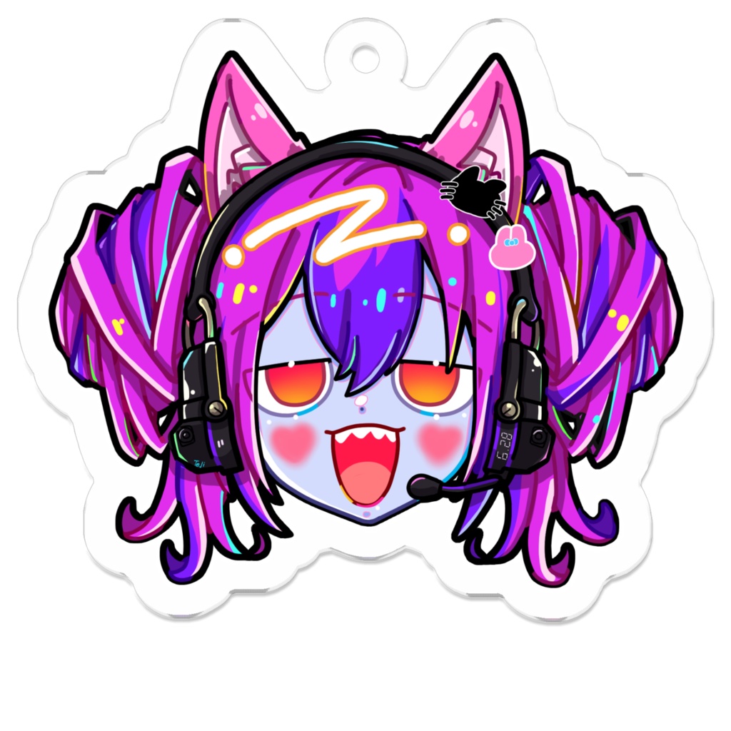 テジのアクキー！ニッコリ！