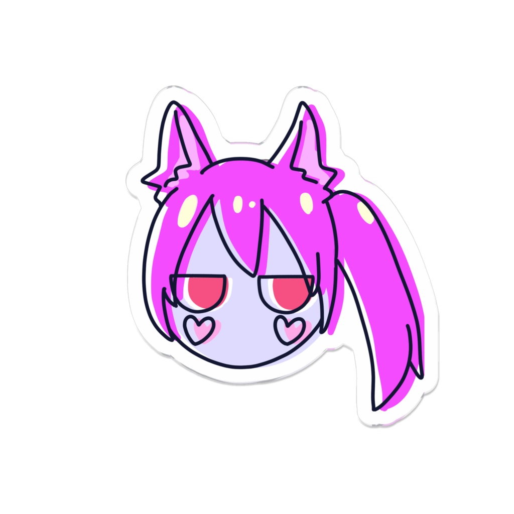 ミニテジのアクリルバッチ