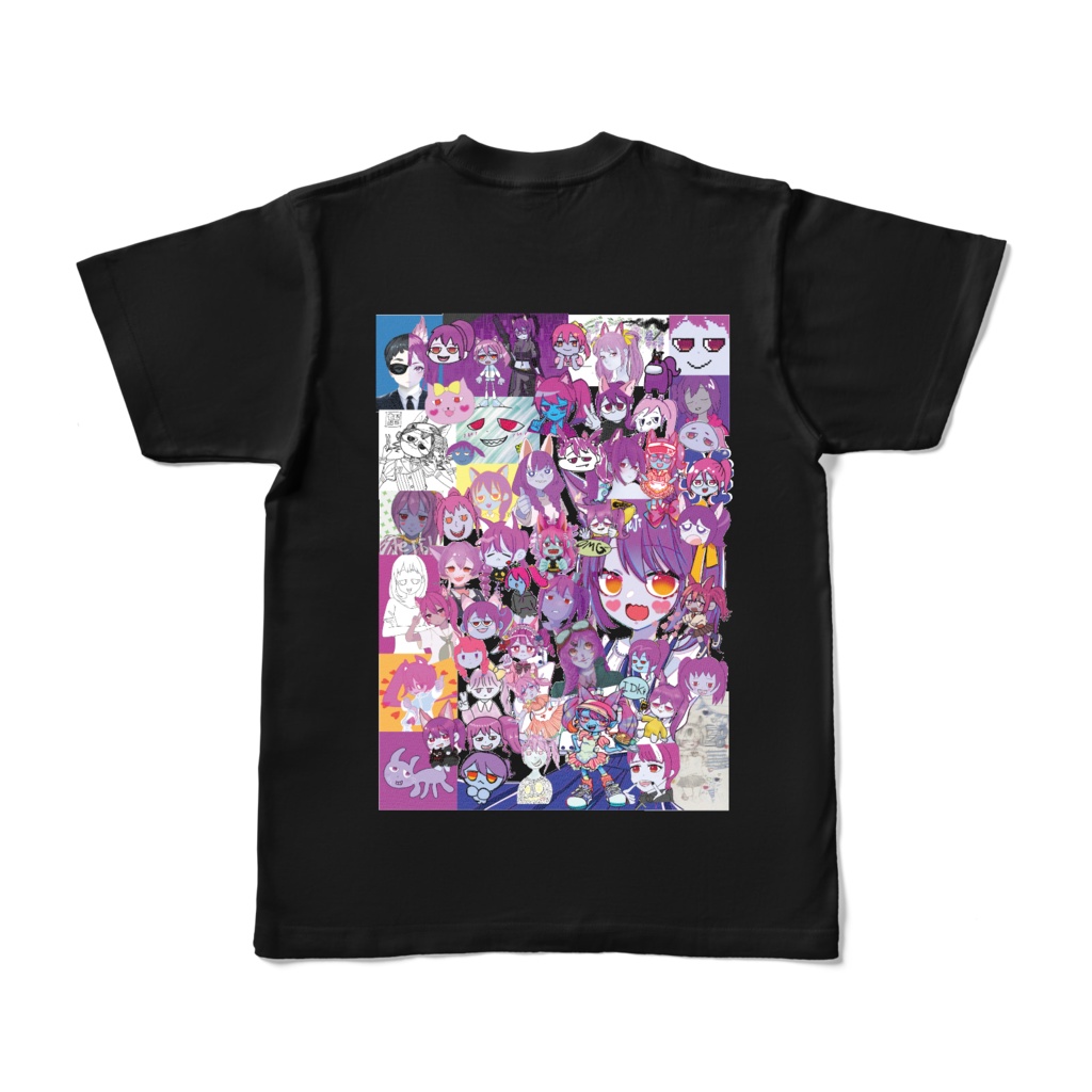 表はミニテジ!裏はたくさんのテジT!!-ブラック-