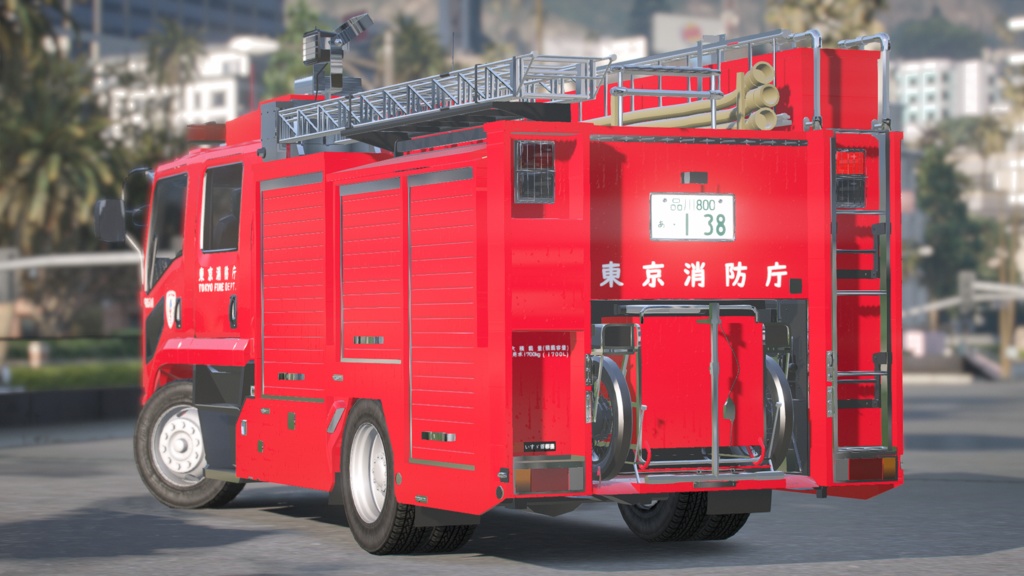 ISUZU foward 2t水槽付ポンプ車