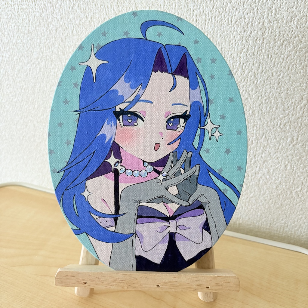 キラキラ魔法少女原画