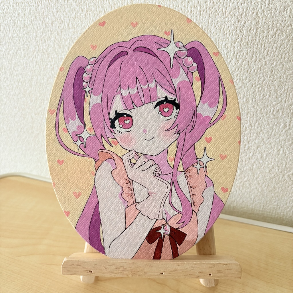 キラキラ魔法少女原画