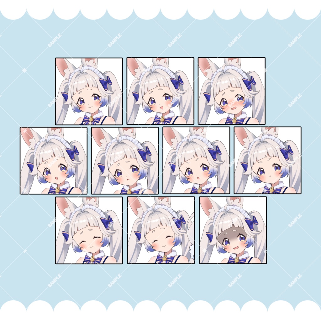 【立ち絵・キャラクター素材】星ウサギの女の子