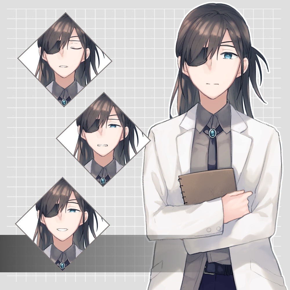 【立ち絵】白衣と眼帯